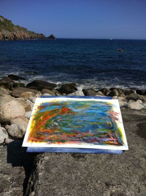 Lamorna painting