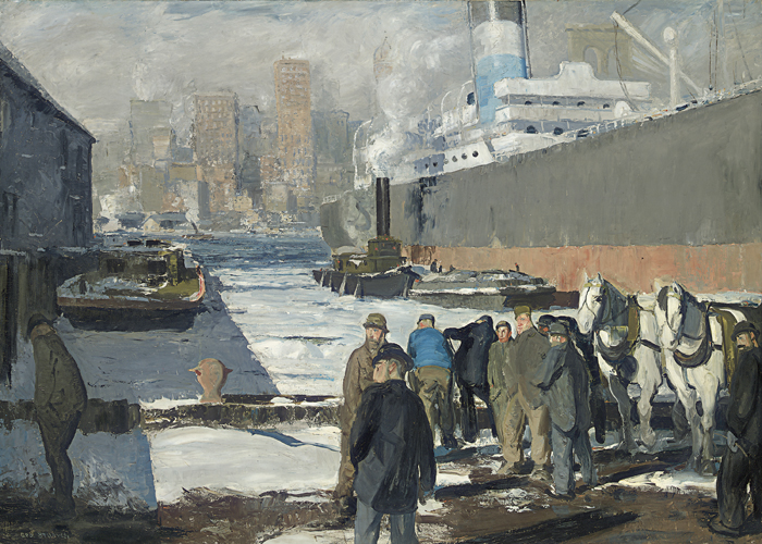 George Bellows, 'Men of the Docks', 1912.