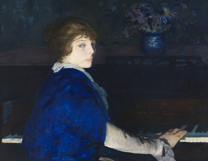 George Bellows, 'Emma at the Piano', 1914.