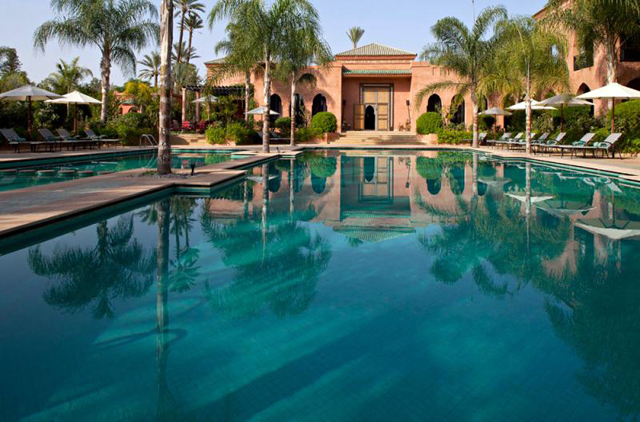 The main pool at the Mosaic Palais Aziza