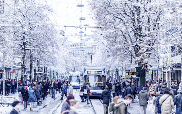 Zurich in Winter