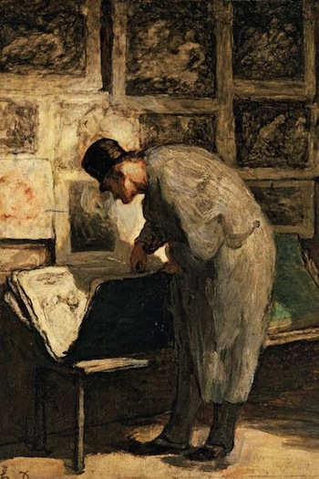 'The Print Collector' (c. 1857-63) 