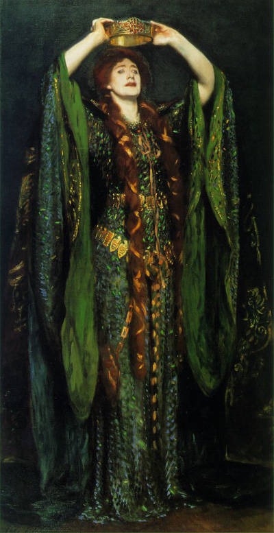 Ellen Terry as Lady Macbeth by John Singer Sargent, 1889