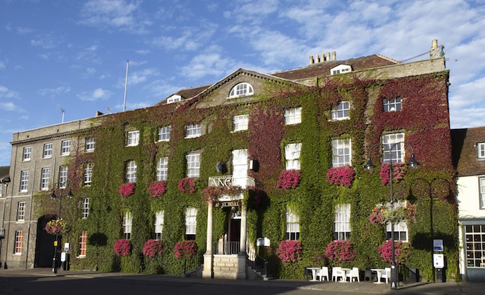 Facade of The Angel Hotel