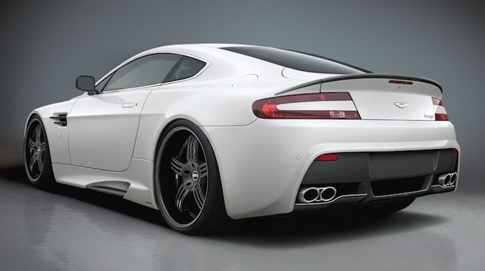 Aston Martin V12 Vantage white