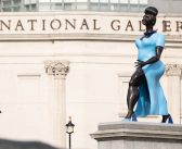 Lady in Blue Arrives on the Fourth Plinth